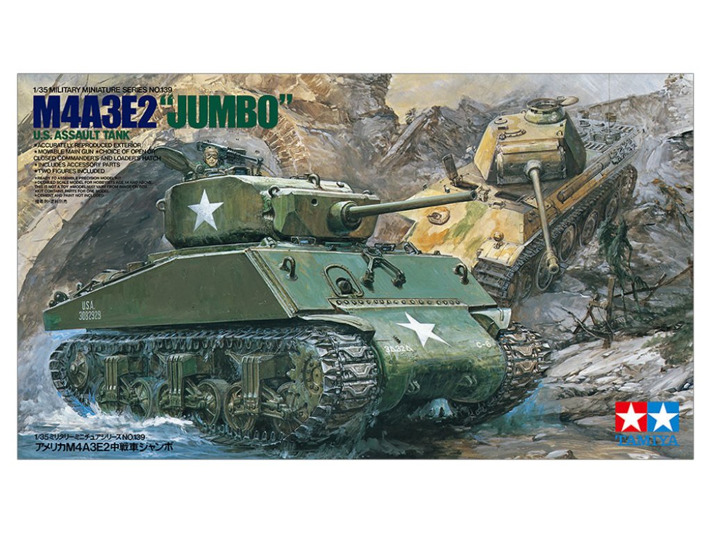 TAMIYA 1/35 U.S. Assault Tank M4A3E2 Jumbo