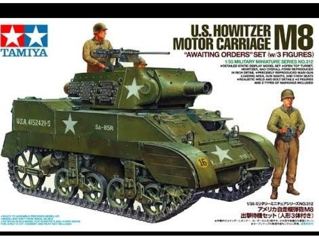 TAMIYA 1/35 US Howitzer Motor Carriage M8