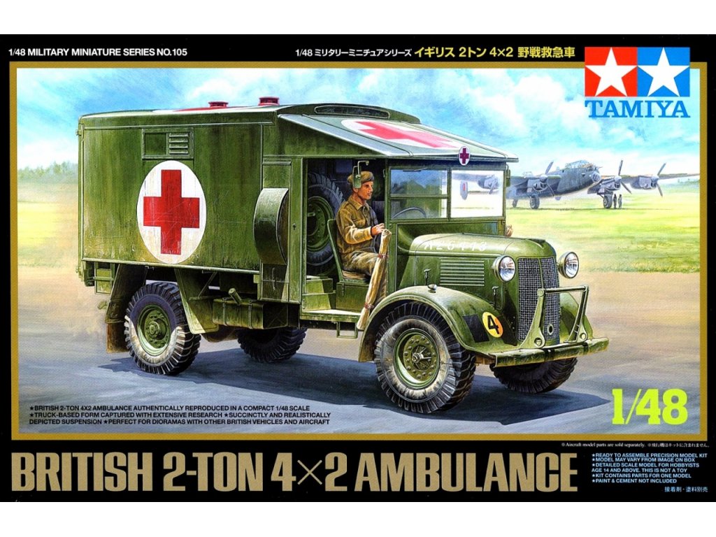 TAMIYA 1/48 British 2-Ton 4x2 Ambulance