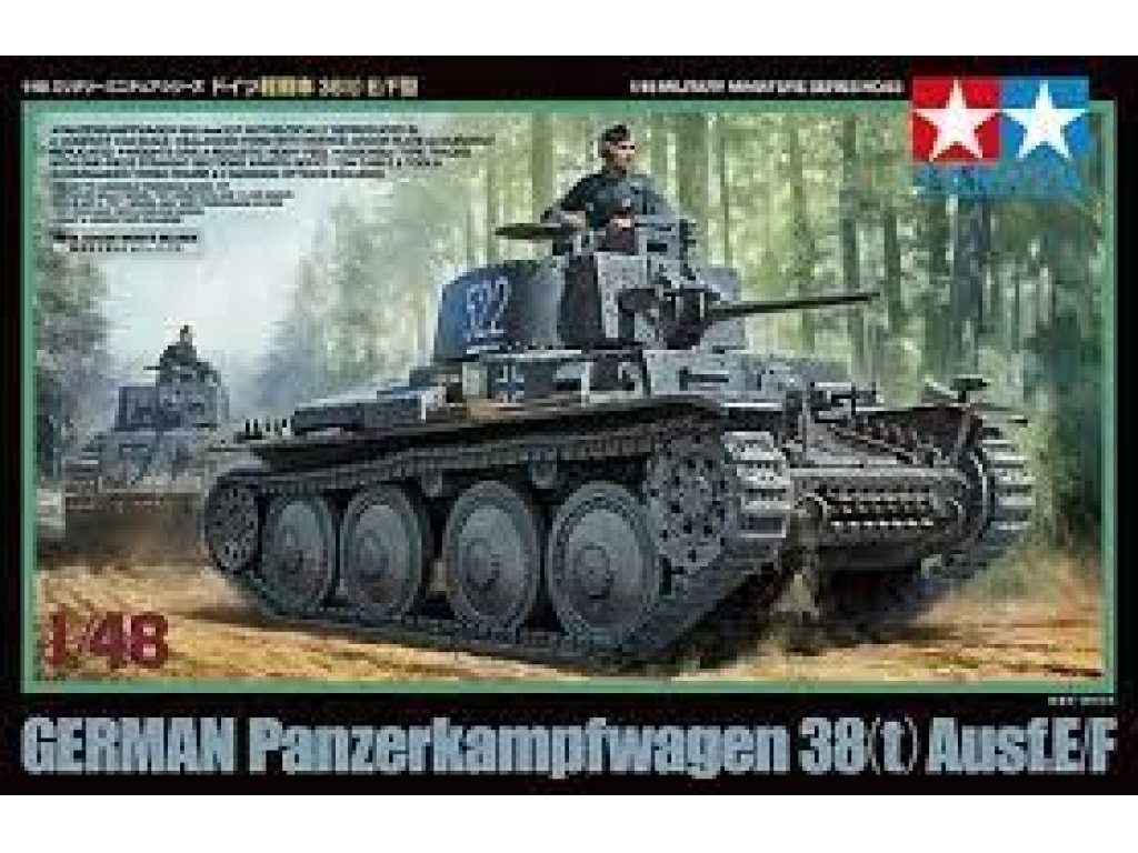 TAMIYA 1/48 Panzer 38(t) Ausf.E/F