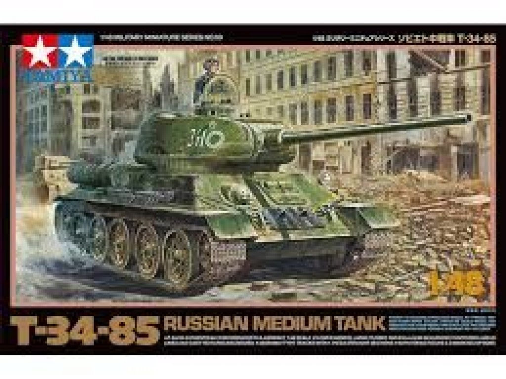 TAMIYA 1/48 Russian Medium Tank T-34-85