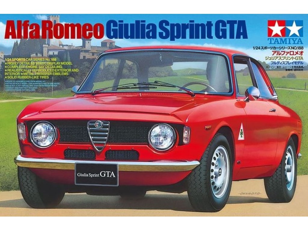 TAMIYA 24188 1/24 Alfa Romeo Giulia Sprint GTA