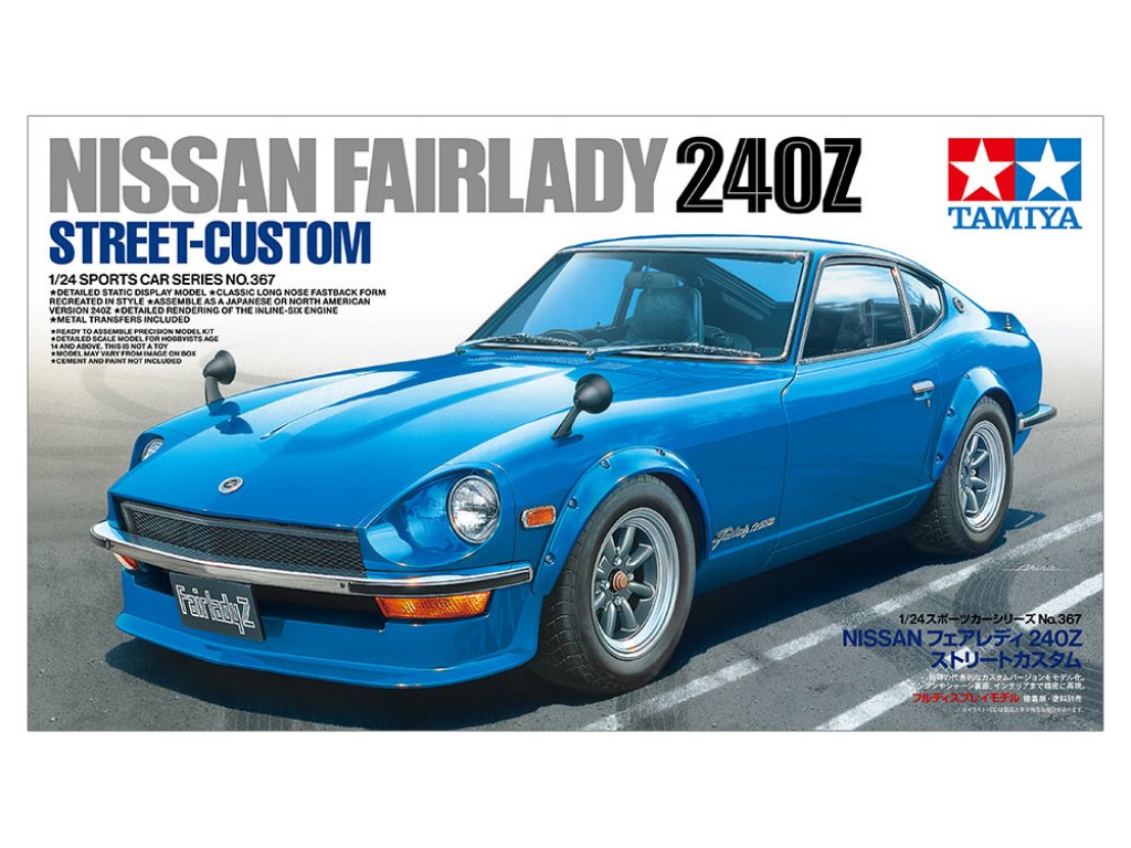 TAMIYA 24367 1/24 Nissan Fairlady 240Z Street-Custom