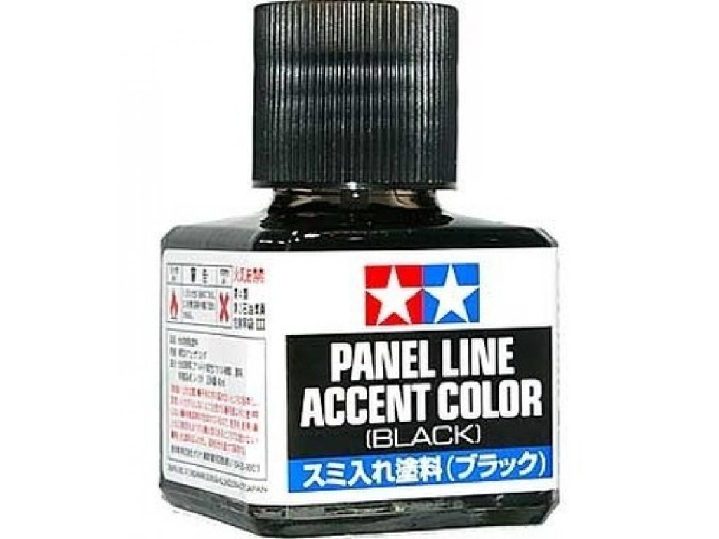 TAMIYA T87131 Panel Accent Line Color - Black 40ml