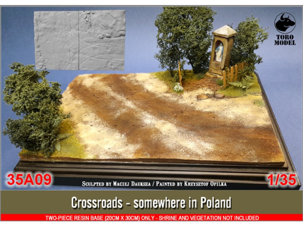 TORO 1/35 35A09 Crossroads - Somewhere in Poland Resin Base