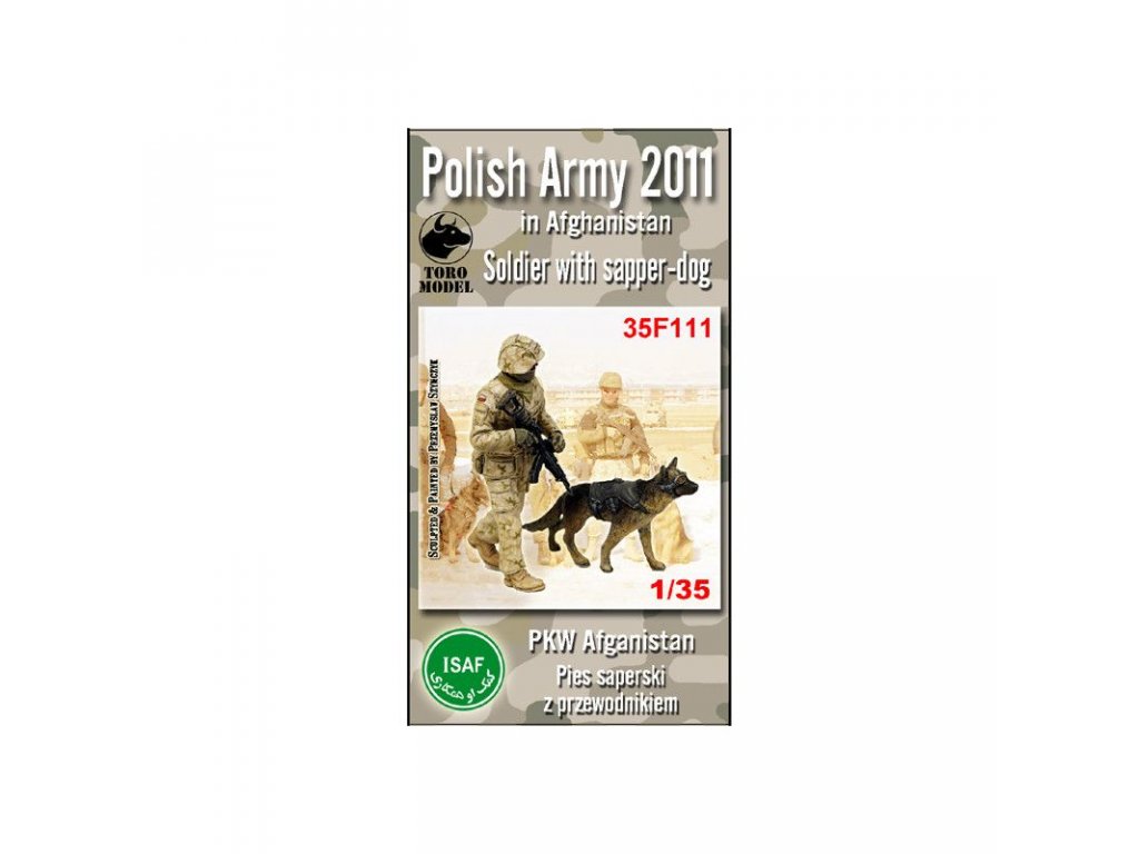 TORO 1/35 PKW Afganistan - Pies Saperski z Przewodnikiem