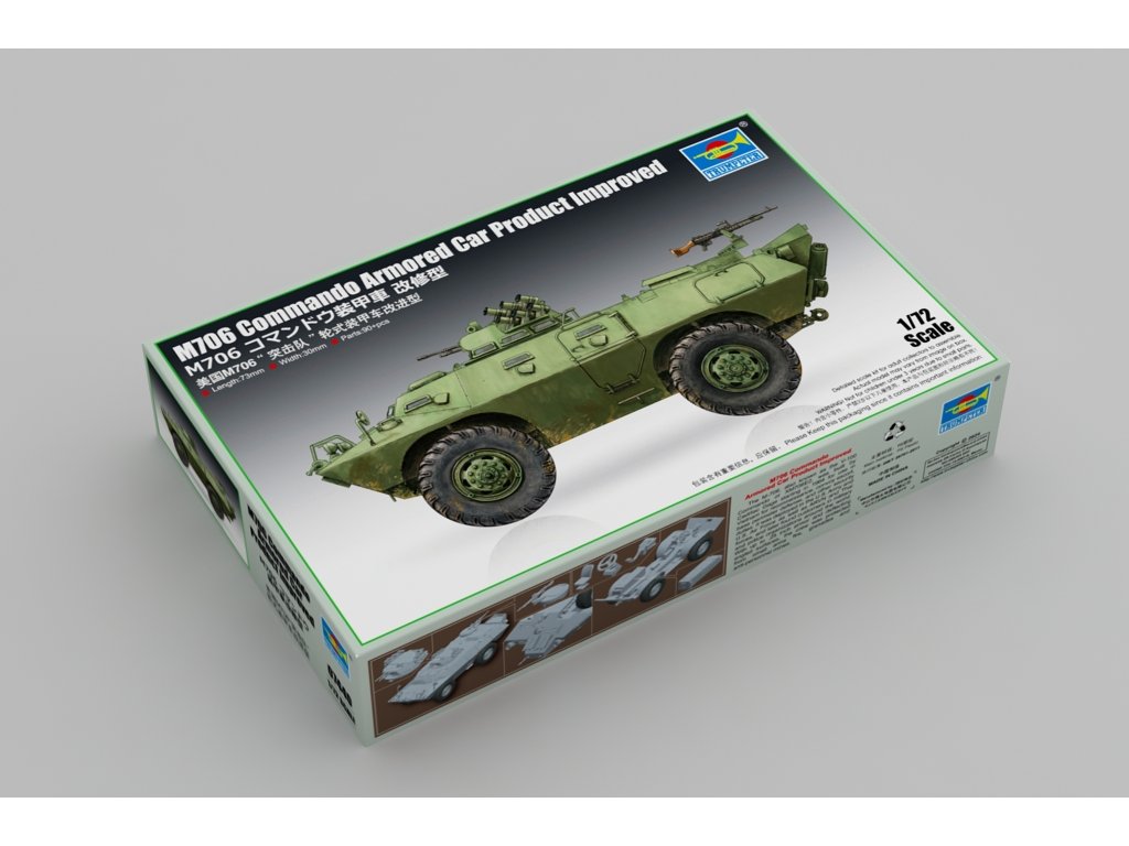 TRUMPETER 1/72 M706 Commando Armored Car Product Improved