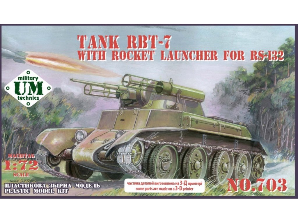 UM 1/72 BT-7 with Rocket Launcher for RS-132