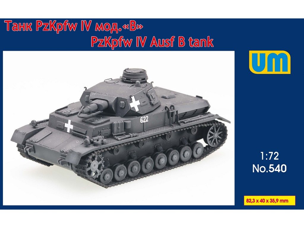 UM 540 1/72 Pz. Kpfw. IV Ausf. B Tank