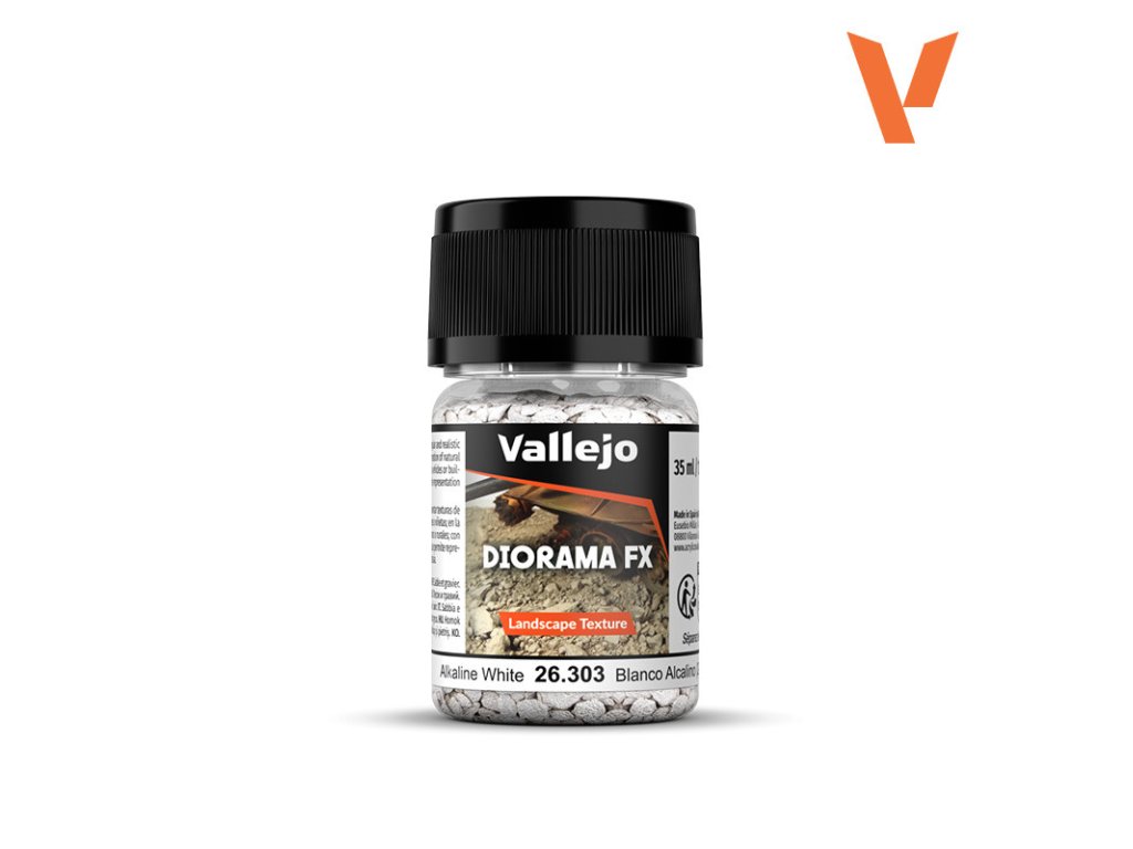 VALLEJO 26303 Diorama FX Landscape Texture Alkaline White 2 - 5 mm