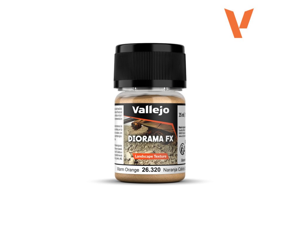 VALLEJO 26320 Diorama FX Landscape Texture Warm Orange 0,1 - 1 mm