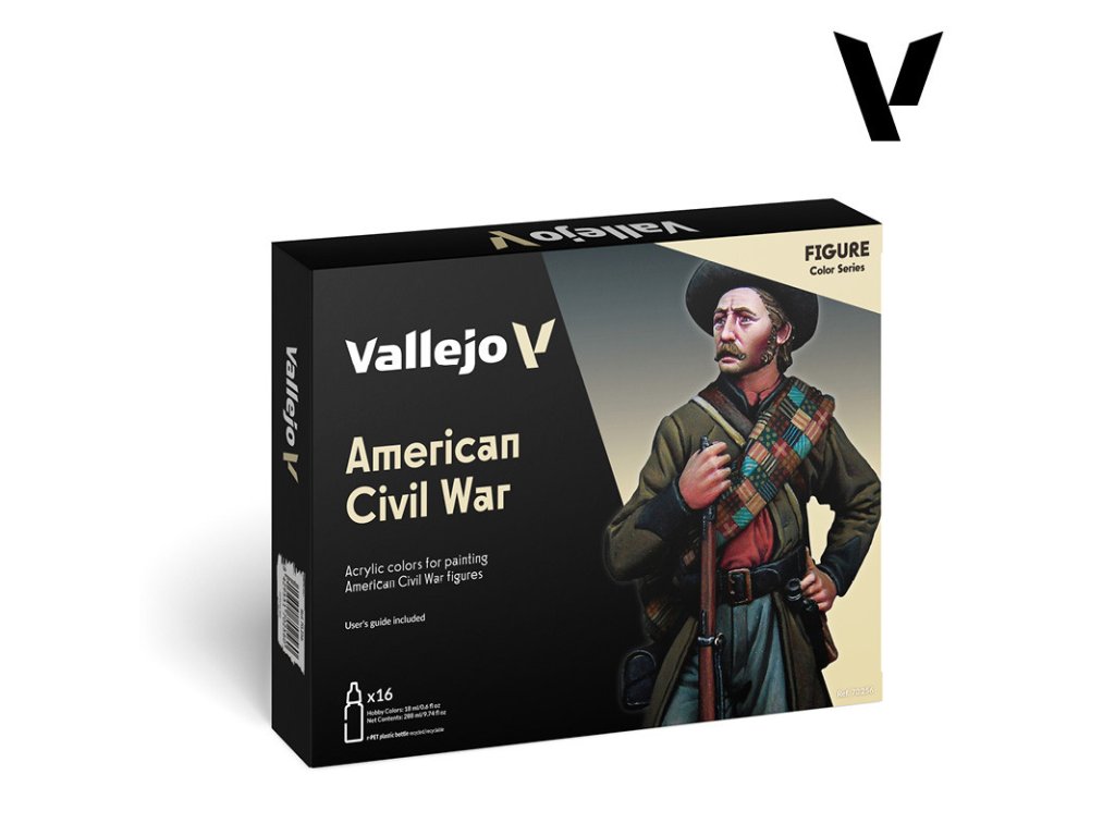 VALLEJO 70256 Figure Color Series American Civil War (16 pcs)