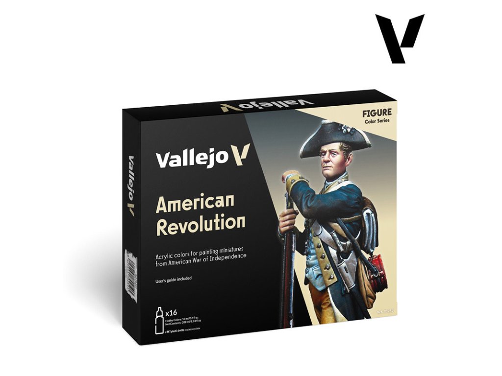 VALLEJO 70259 Figure Color Series American Revolution (16 pcs)