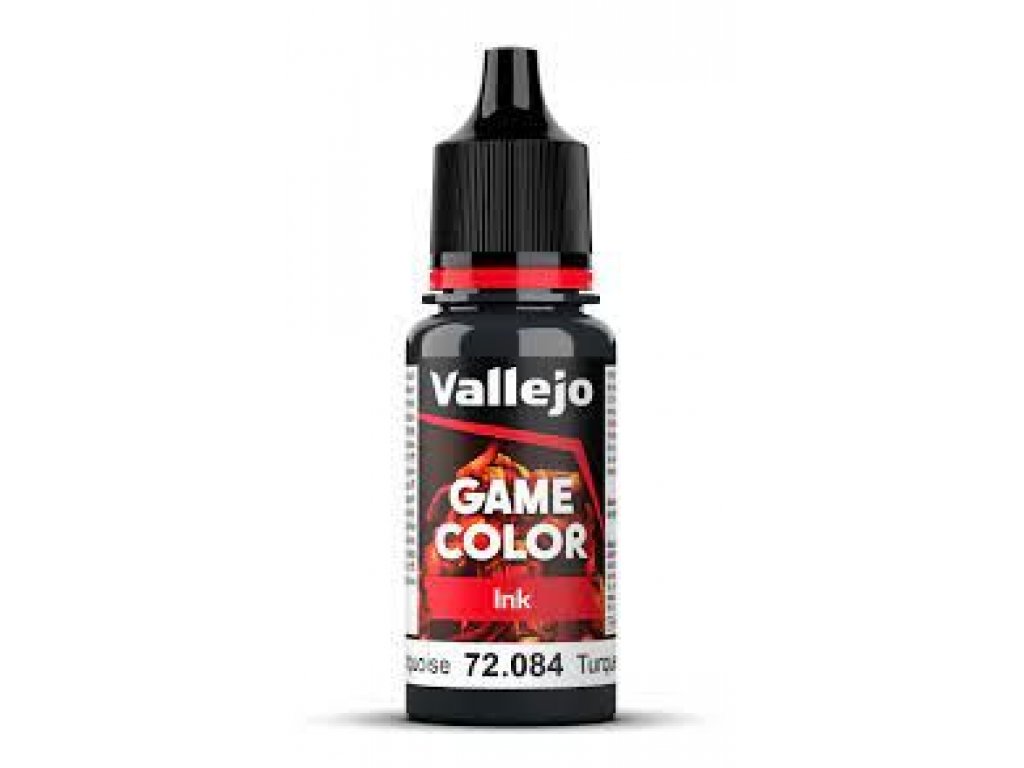 VALLEJO 72084 Ink Dark Turquoise Game Color 18ml