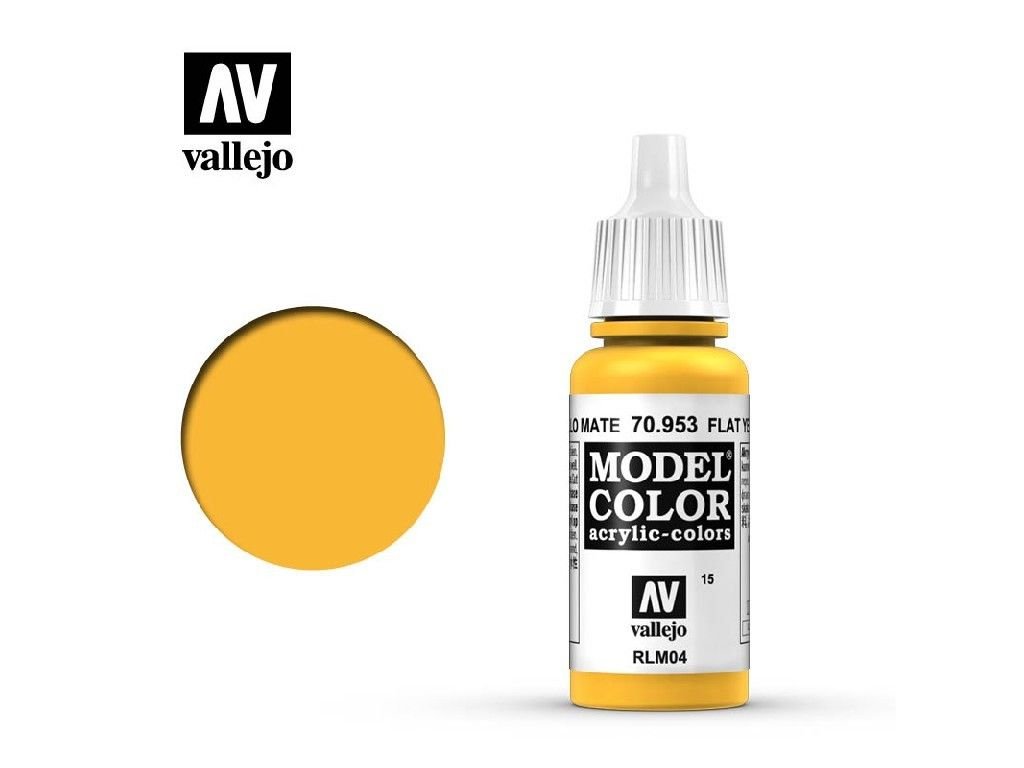 VALLEJO MC 70953 Flat Yellow  MC015
