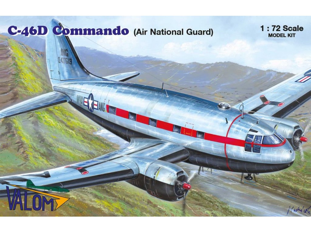 VALOM 1/72 Curtiss C-46D Commando (Air National Guard)