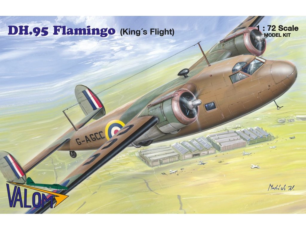 VALOM 1/72 DH.95 Flamingo (Kings Flight)
