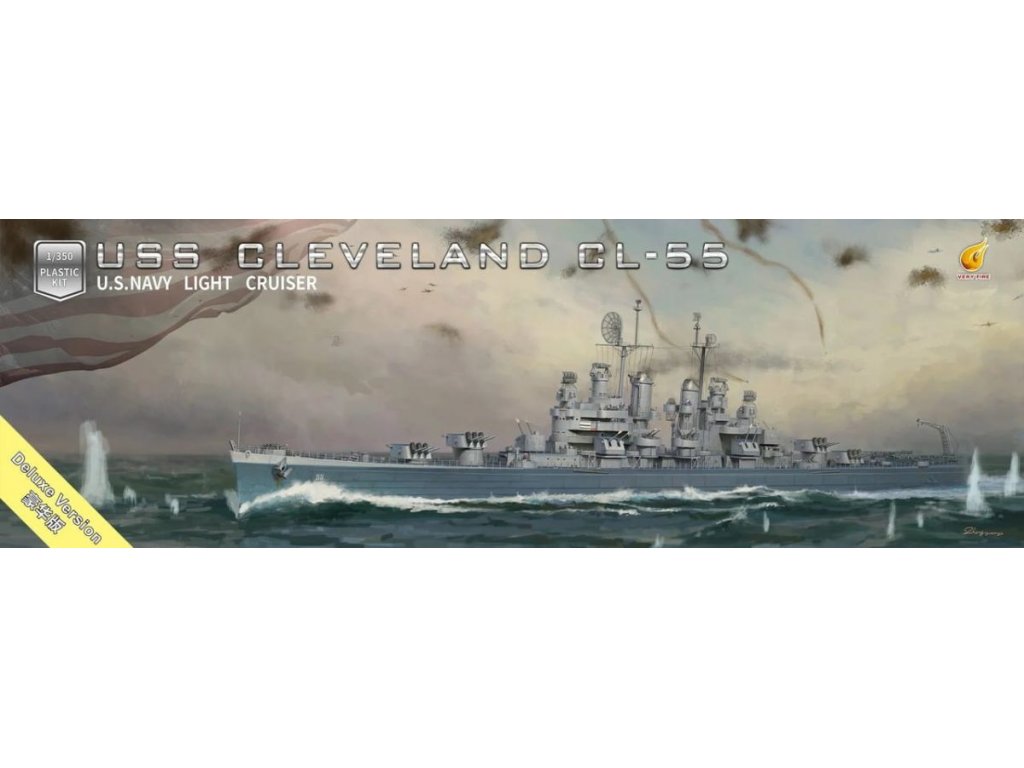 VERY FIRE 1/350 USS Cleveland DeluXe Edition