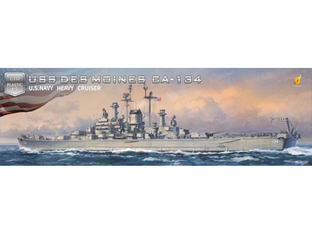 VERY FIRE 1/350 USS Des Moines DeluXe Edition