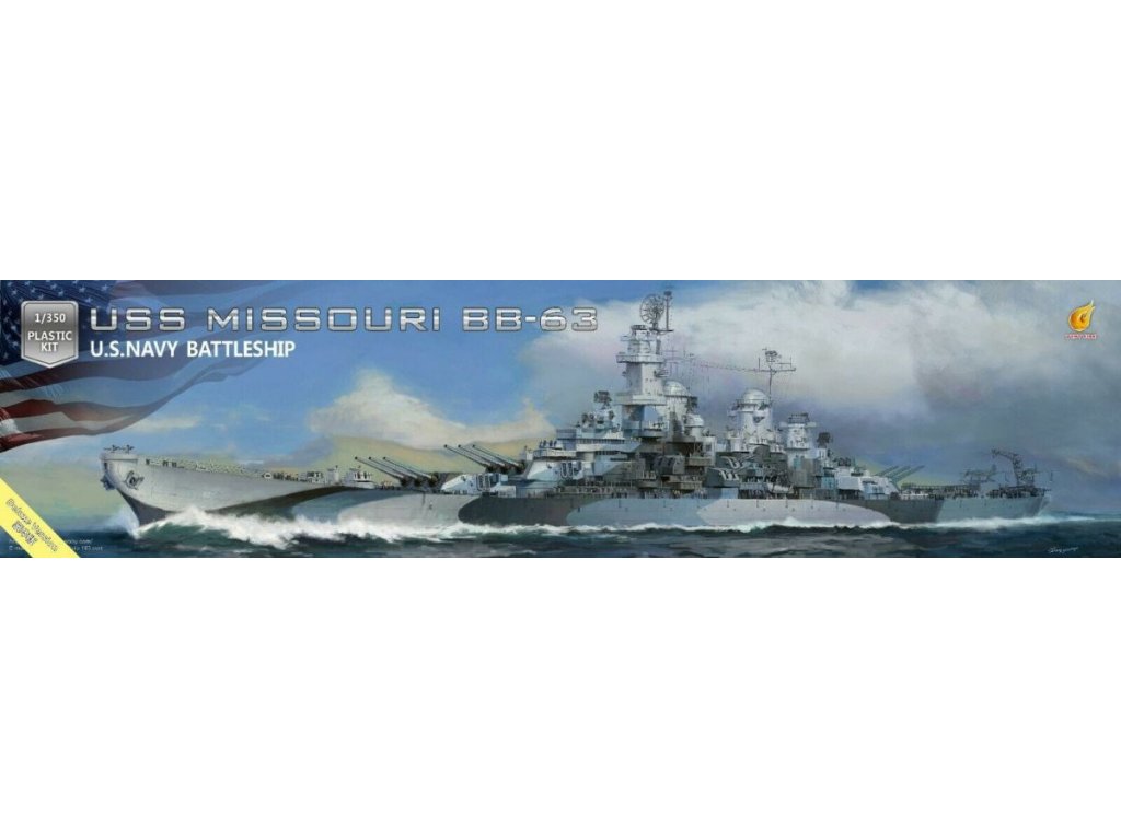 VERY FIRE 1/350 USS Missouri DeluXe Edition