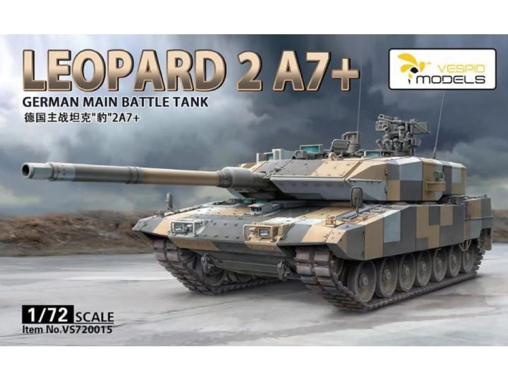 VESPID MODEL 1/72 Leopard 2 A7+ German MBT