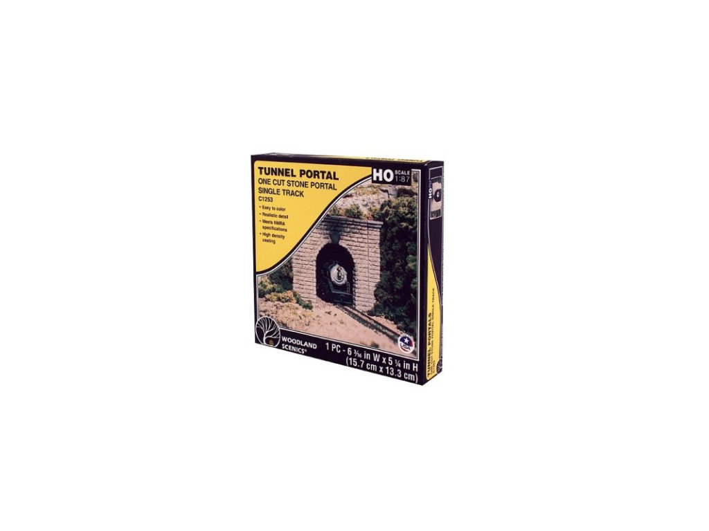 WOODLAND SCENICS WC1253 HO Cut Stone Single Portal