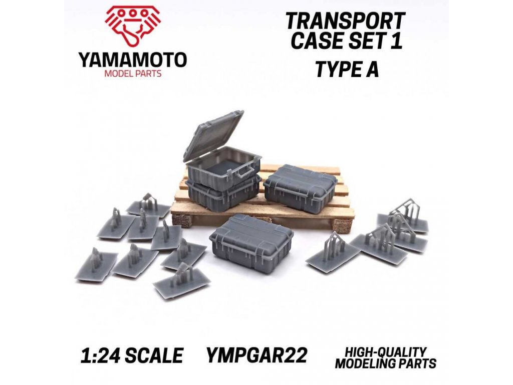 YAMAMOTO 1/24 Transport Case Set 1 - Type A