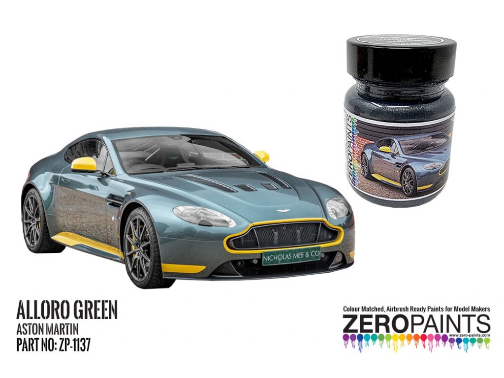 ZERO PAINTS 1137 Aston Martin Metallic Green 60 ml