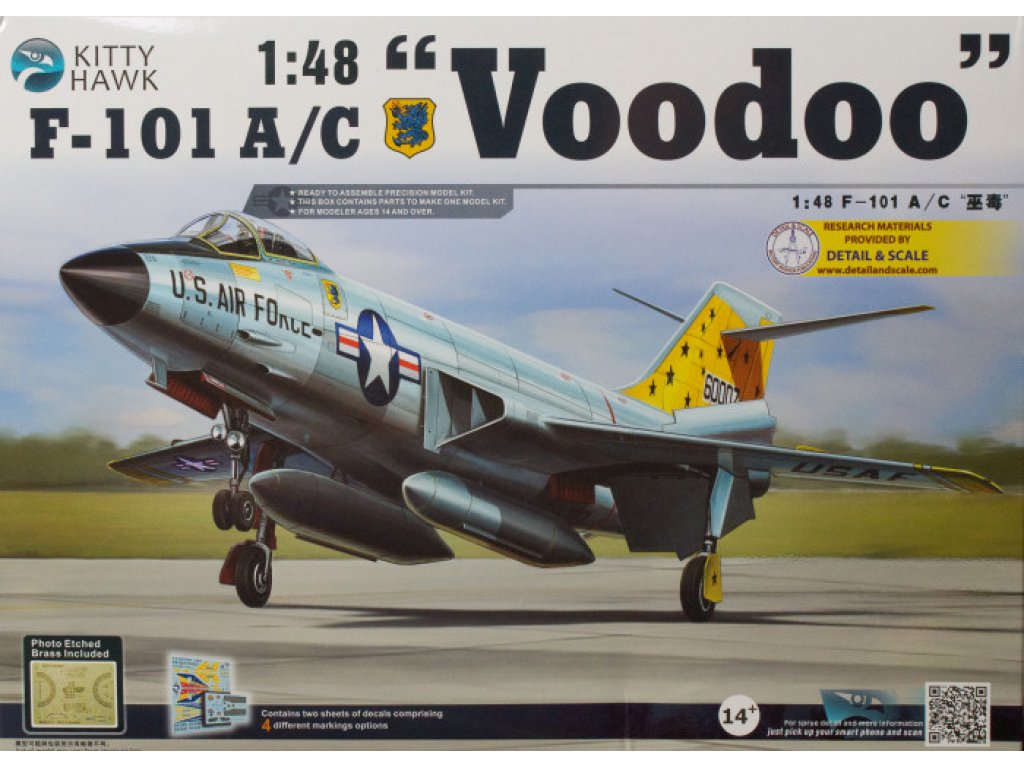 ZIMI MODEL 80115 1/48 F-101 Voodoo