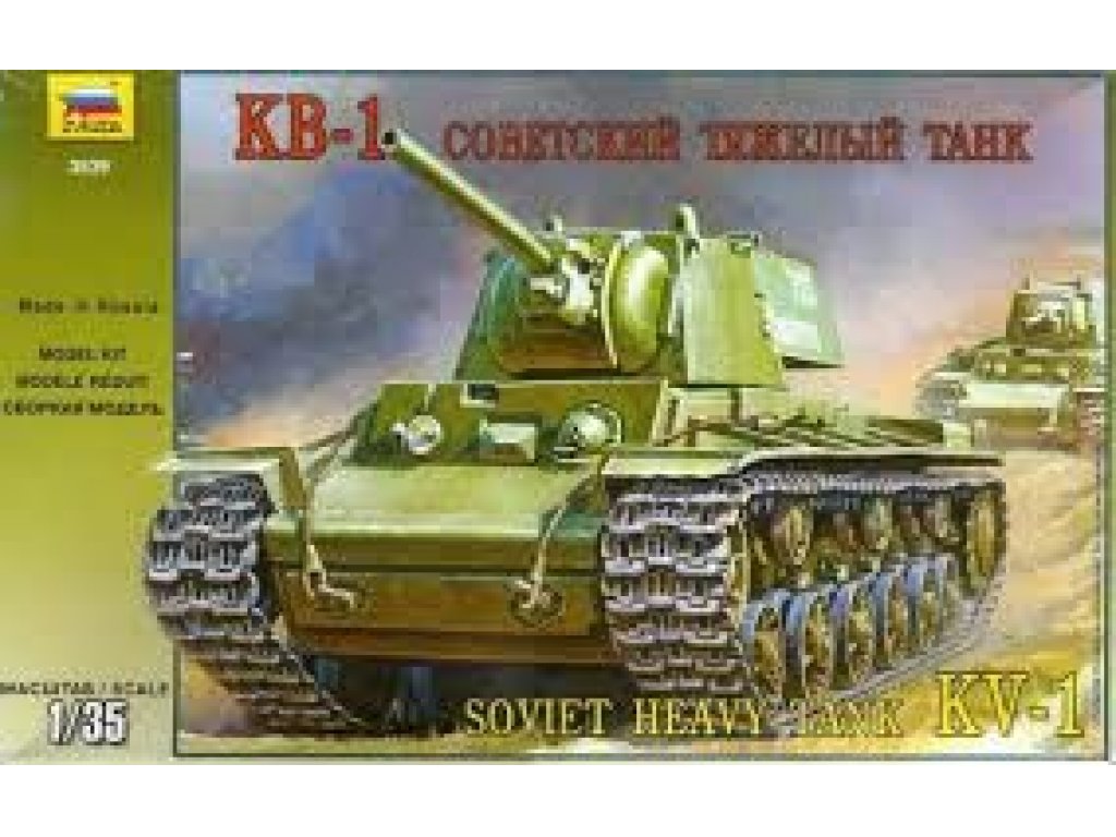 ZVEZDA 1/35 KV-1 Soviet Heavy Tank