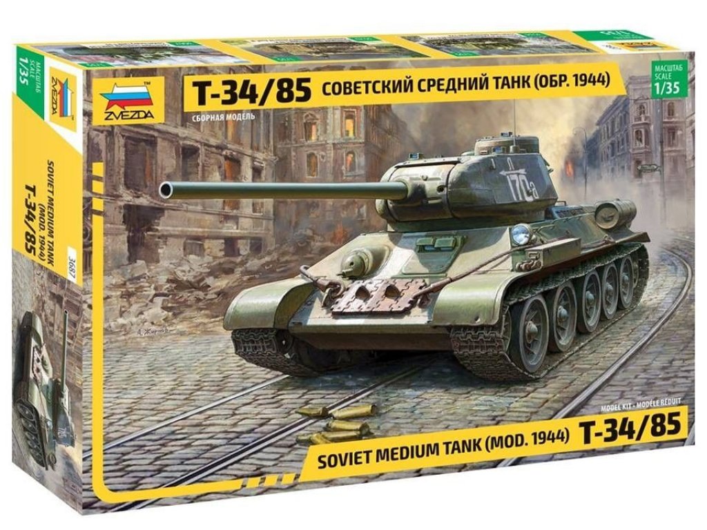 ZVEZDA 1/35 Soviet Medium Tank T-34/85 Mod. 1944