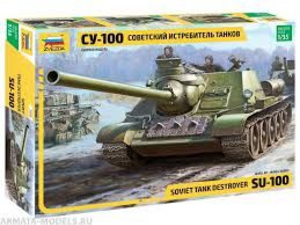 ZVEZDA 1/35 Su-100 Soviet Self Propelled Gun