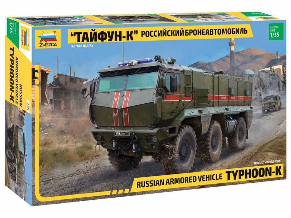 ZVEZDA 1/35 Typhoon-K 6X6 Armoured Vehicle