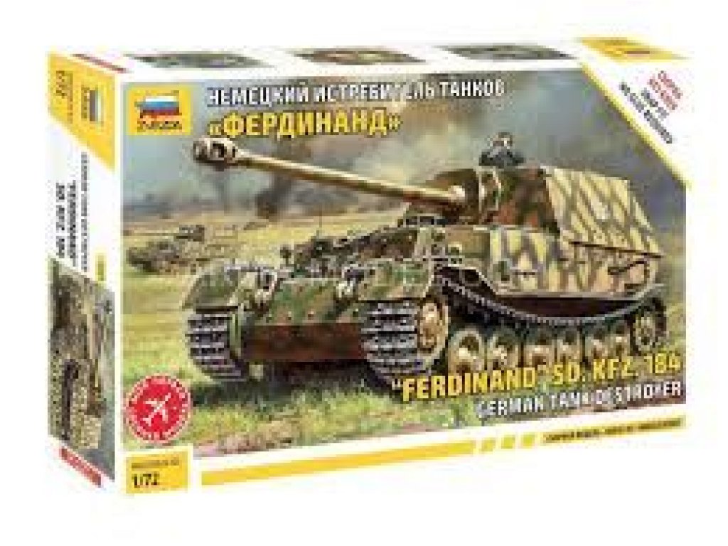 ZVEZDA 1/72 Ferdinand Sd.kfz 184