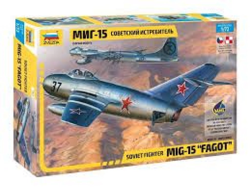 ZVEZDA 1/72 MIG-15 Fagot ex DRA