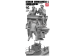 BORDER MODEL 1/35 German Submarines & Commanders Set of 6 Resin Figures