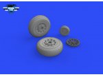 EDUARD BRASSIN 1/48 P-51B/C Mustang wheels diamond tread for EDU