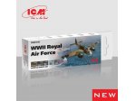 ICM 3018 Acrylic Paint set for WWII Royal Air Force