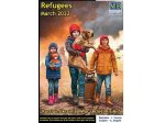 MASTERBOX 1/35 Russian-Ukrainian War series Kit No 5. Refugees, March 2022