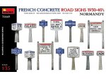 MINIART 1/35 French Concrete Road Signs 1930-40’S. Normandy