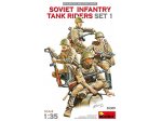 MINIART 1/35 Soviet Tank Riders set No.1 4 figures