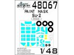 SX-ART 1/48 Sukhoi Su-2 Painting mask for ZVE