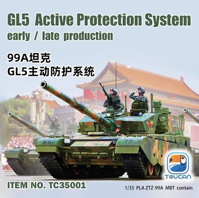 1:35 China Main Battle Tank ZTZ-99A GL5 Active Protection System Early / Late Production