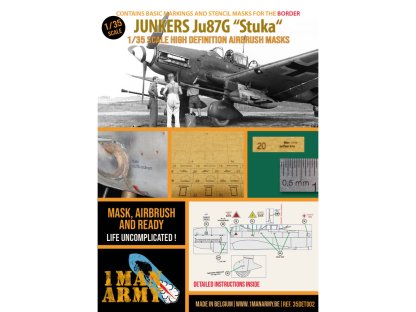 1MANARMY 35DET002 1/35 Junkers Ju 87G "Stuka" for BOR