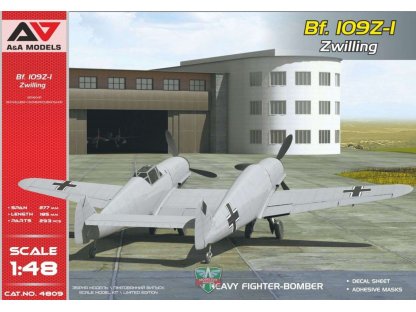 A&A Models 1/48 Bf 109Z-1 Zwilling