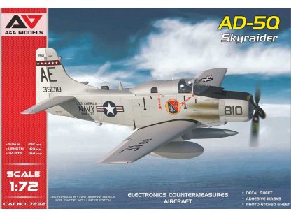 A&A MODELS 1/72 AD-5Q Sky Raider (ECM Version)