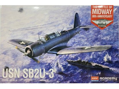 ACADEMY 1/48 USN SB2U-3 Battle of Midway 80th Anniversary
