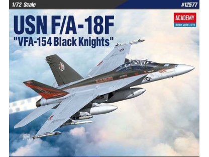 ACADEMY 1/72 USN F/A-18F VFA-154 Black Knights