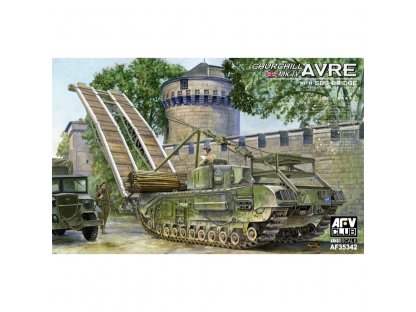 AFV 1/35 Churchill Mk IV AVRE with SBG Bridge