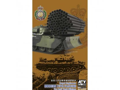 AFV CLUB 1/35 Royal Engineers Modern Pipe Fascine for Anti-Tank Ditches